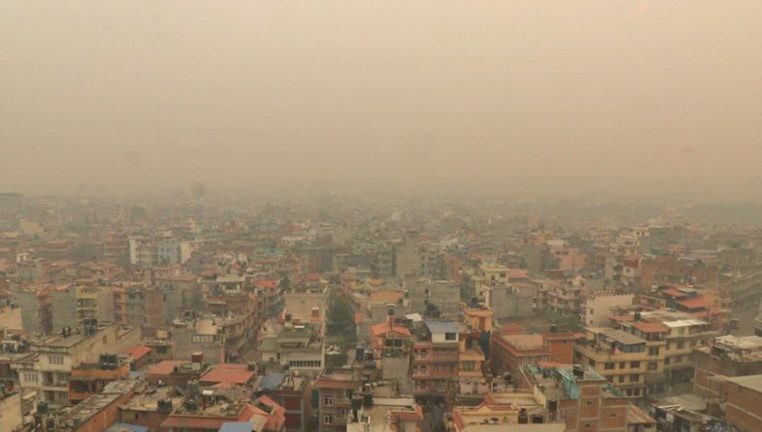 Hazy weather for some days in Kathmandu