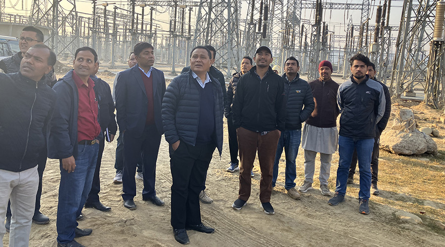 हेटौंडा उपमहानगरपालिका–११ थानाभर्‍याङमा निर्माणाधीन सबस्टेसनको काम अन्तिम चरणमा