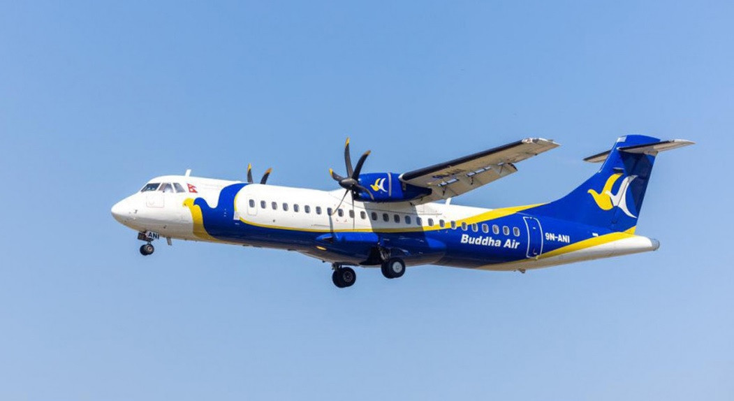 बुद्ध एयरको विमानमा प्राविधिक समस्या, काठमाडौंमा सुरक्षित अवतरण