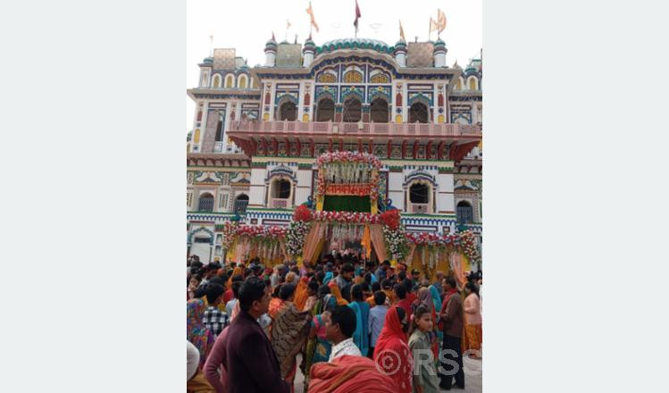 जनकपुरधाममा सीताराम विवाहपञ्चमीको उल्लास