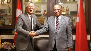 अध्यक्ष दाहालसँग अमेरिकी सहायक विदेशमन्त्री लुको भेटवार्ता