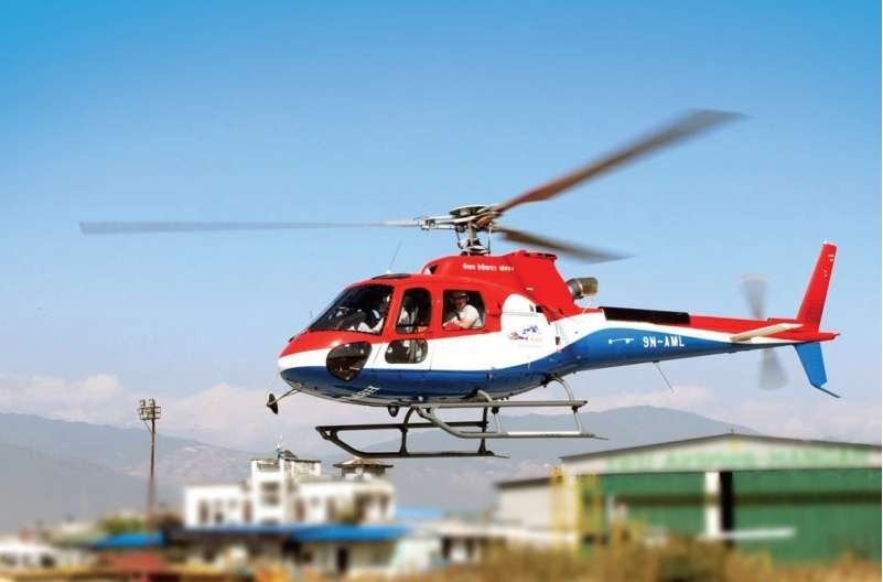 वायु सेवा सञ्चालक संघद्वारा खुम्बु क्षेत्रमा हेलिकप्टर उडान सेवा स्थगन