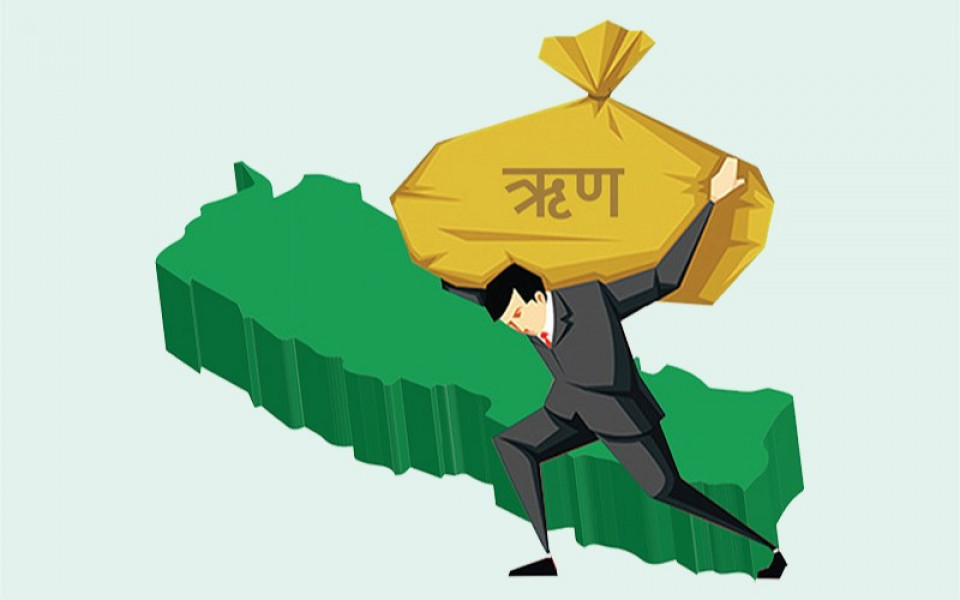 ६ महिनामा सरकारले तिर्‍यो एक खर्ब बढी सार्वजनिक ऋण