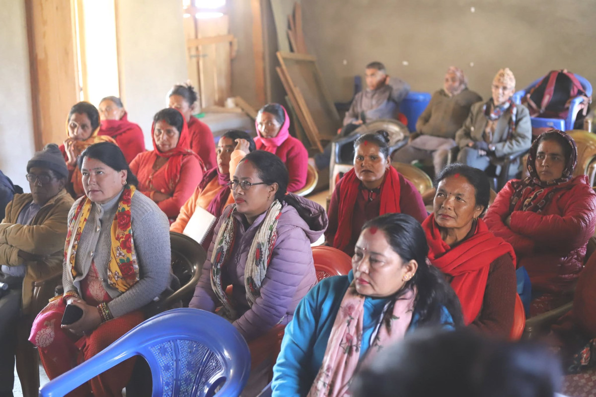 आमा समूहलाई सामुदायिक कृषि सहायकसम्बन्धी प्रशिक्षण