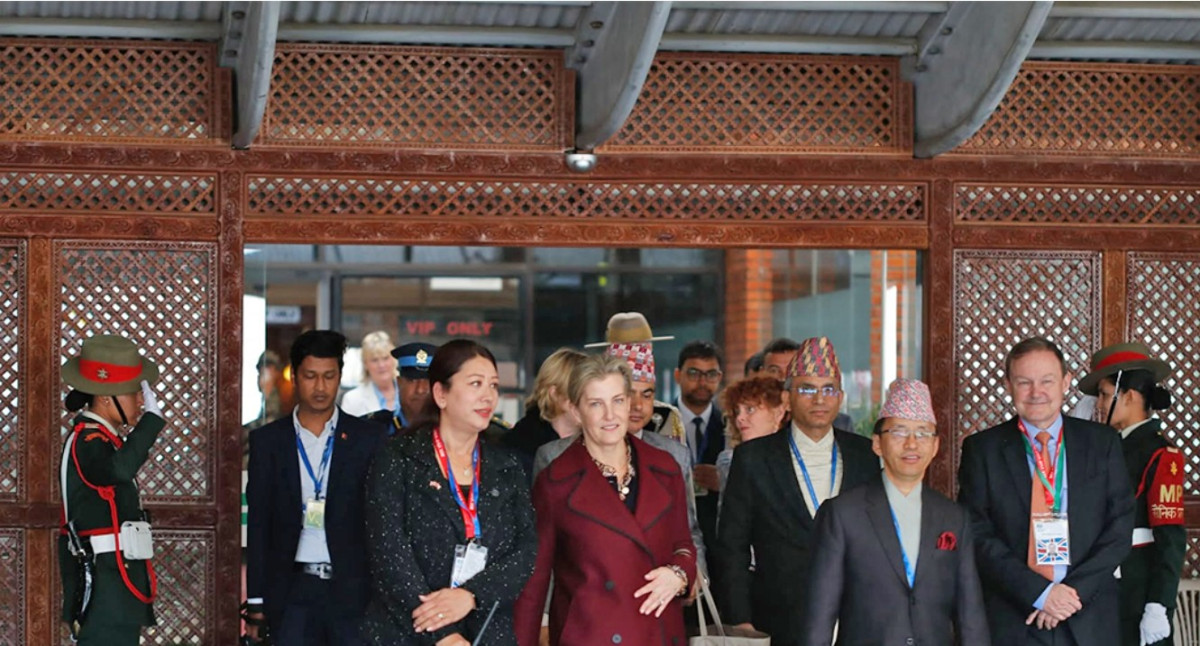 बेलायती राजकुमार एडवार्डकी पत्नी सोफिया काठमाडौँमा