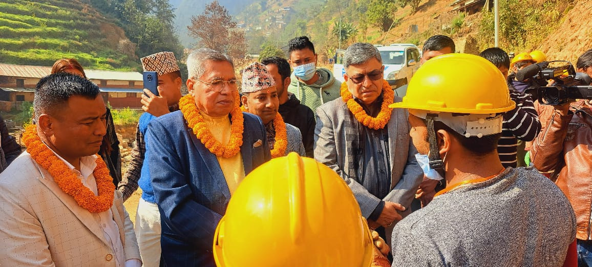 काभ्रेमा बाढी पहिरो प्रभावित क्षेत्रमा गरिएको सहयोगको चेम्बर र युएनडीपीद्धारा अनुगमन